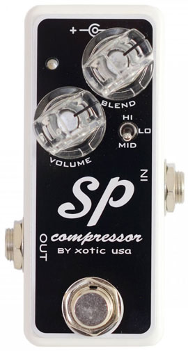 A compressor can be an easy way to give your drive tone a tighter sound