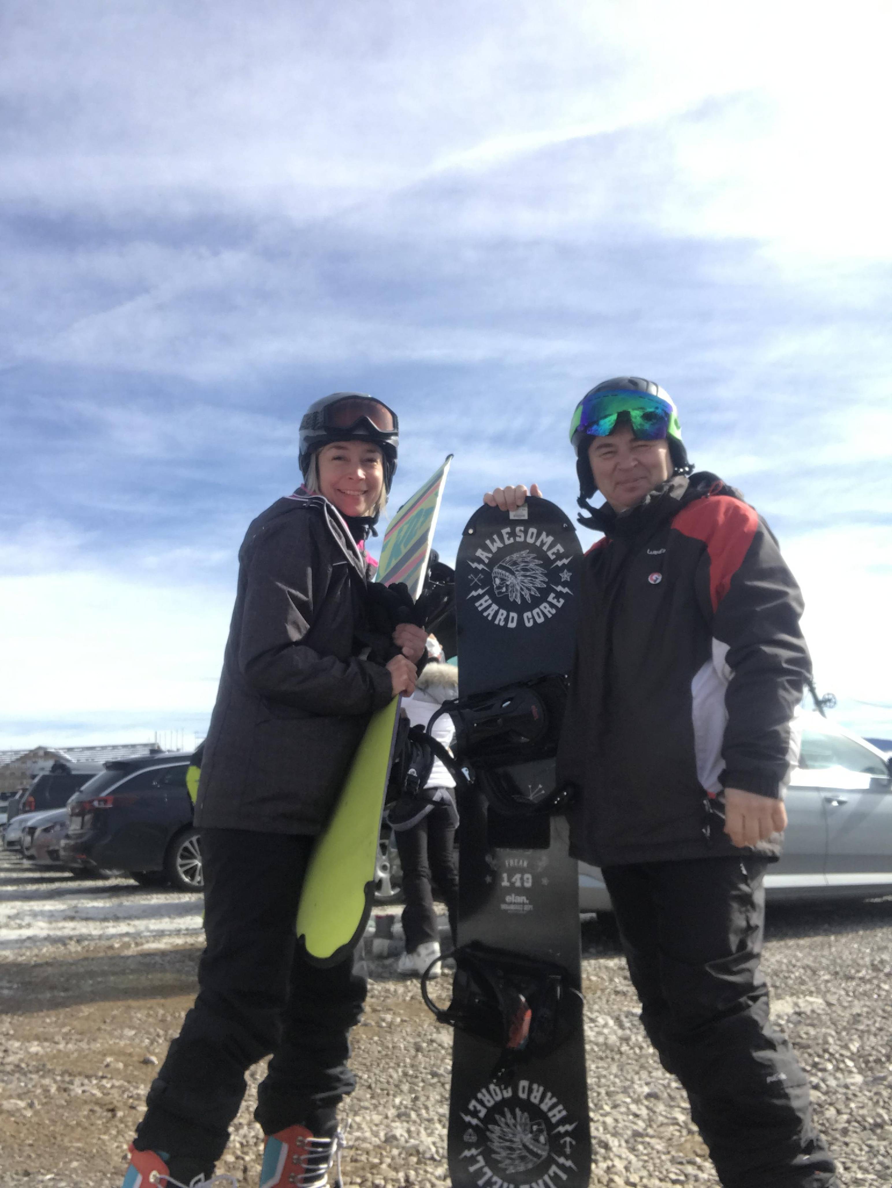 2019 Donovaly snowboard kezdők